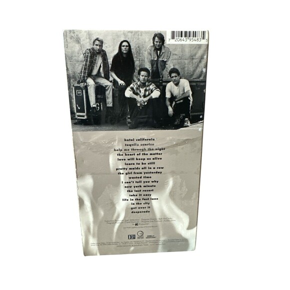 Eagles Hell Freezes Over VHS‎ Geffen Concert 100 Minutes Vintage 1994 NEW SEALED - Picture 2 of 2